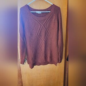 Knit Rust Colored Sweater